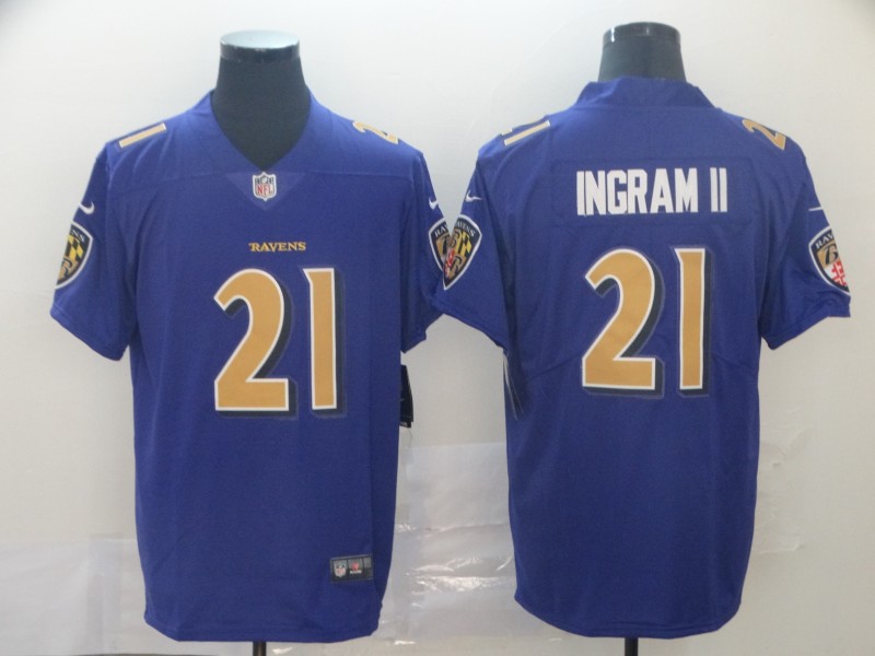 Men Baltimore Ravens #21 Ingram ii purple Nike Vapor Untouchable Limited Player NFL Jerseys->women nfl jersey->Women Jersey